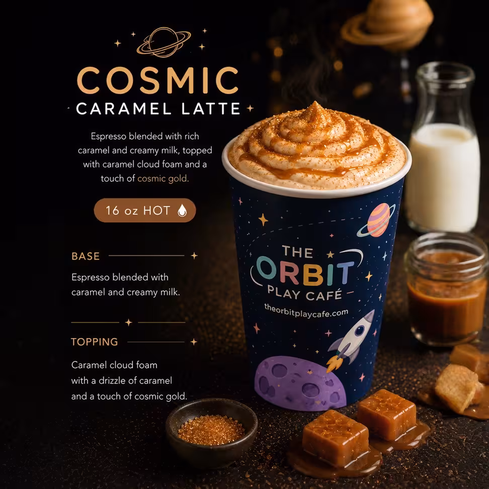Cosmic Caramel Latte